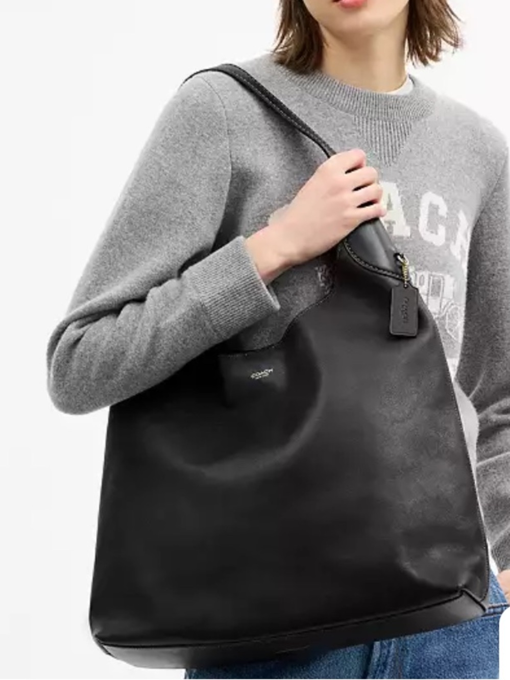 Coach Brooklyn Shoulder Bag 39 in Black